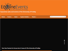 Tablet Screenshot of findlayequestrianevents.com